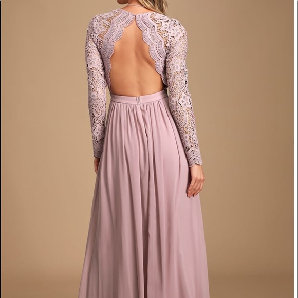 Lulus Awaken My Love Dusty Dress SOLD - Picture 4 of 11